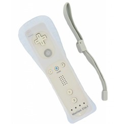 Télécommande pour Wii et Wii U avec Motion+ Blanc