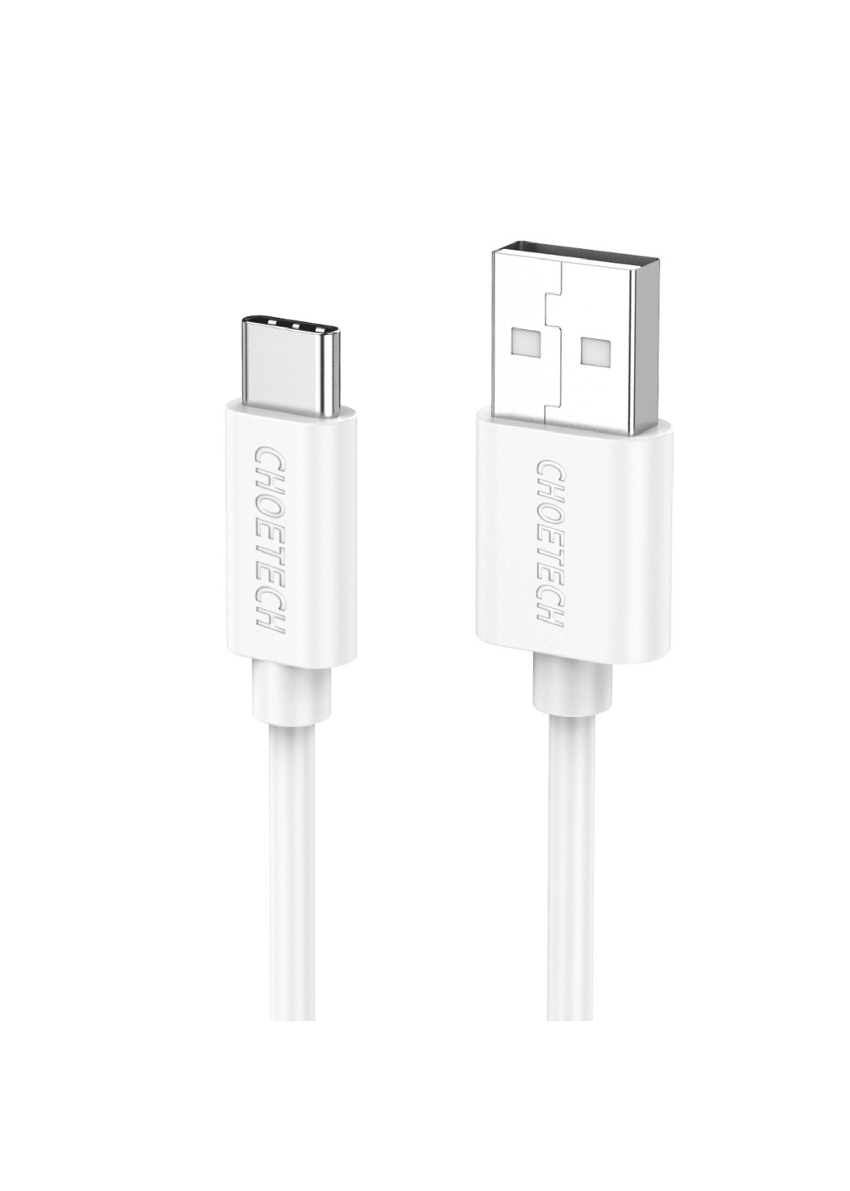 Choetech USB to USB-C charging and data cable - 3A - 1 meter - White
