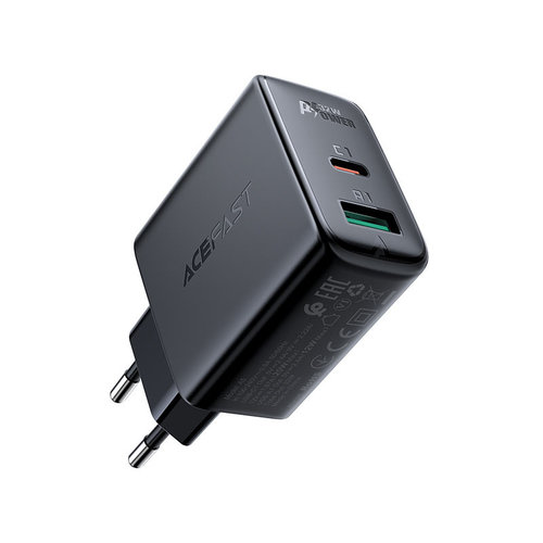 ACEFAST Power Adapter USB-A and USB-C Power Delivery 3.0 - Quick Charge 3.0 - Fast Charge - 32W