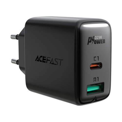 ACEFAST Netzteil USB-A und USB-C Power Delivery 3.0 - Schnellladung 3.0 - Schnellladung - 32W