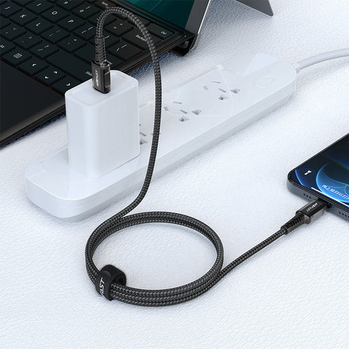 ACEFAST USB-C-auf-Lightning-Ladekabel - 3A - 30W Schnellladung - MFI-zertifiziert -1.2M