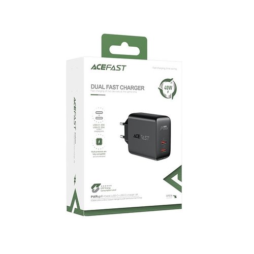 ACEFAST Stroomadapter USB-A en USB-C Power Delivery 3.0 - Quick Charge 3.0 - Fast Charge - 32W