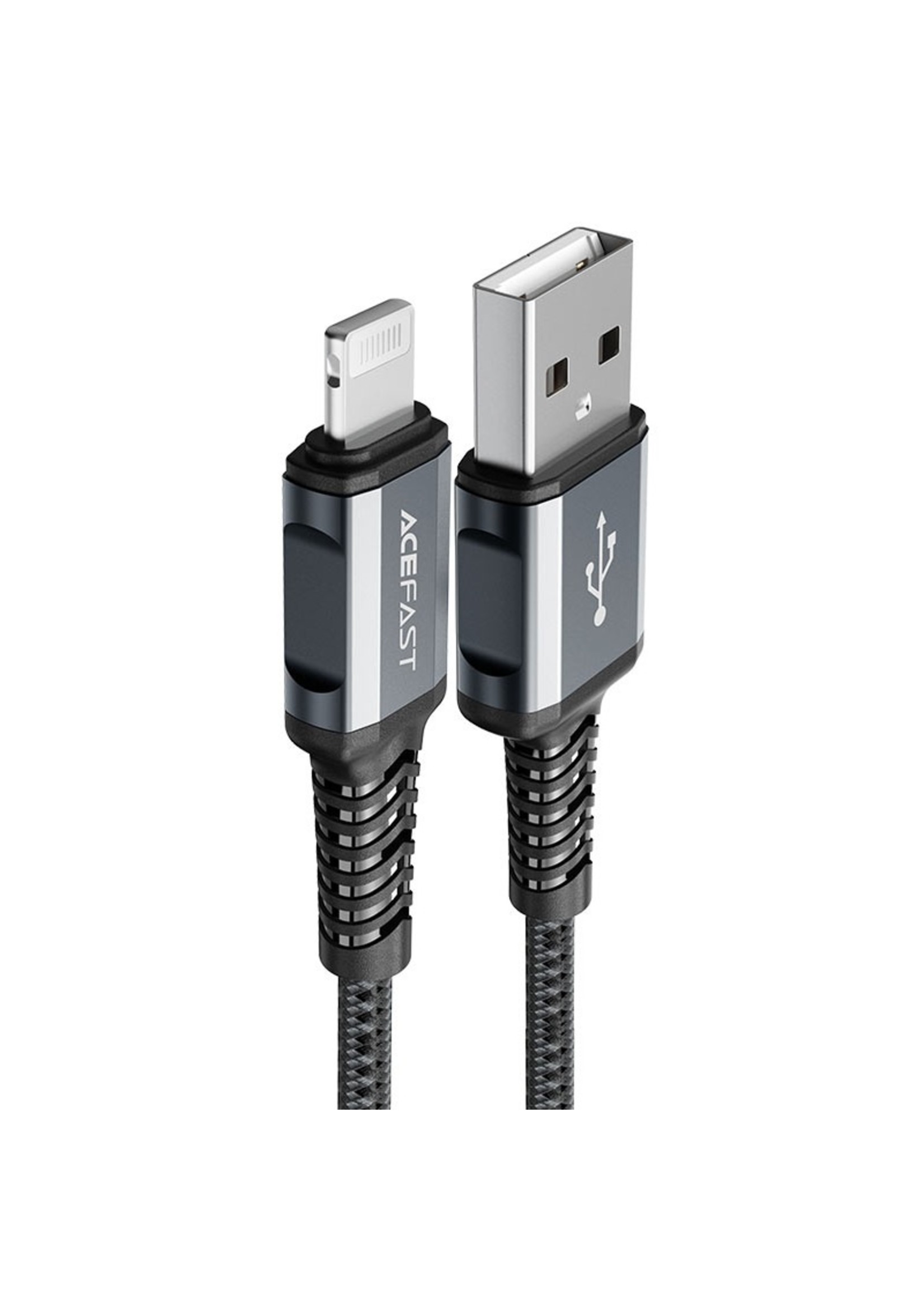 ACEFAST USB-A  naar lightning laadkabel - MFI-gecertificeerd -  2.4A fast charge - 1.2 meter