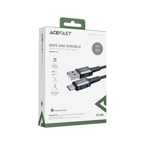ACEFAST USB-A-auf-USB-C-Ladekabel - 3A - 1,2 Meter