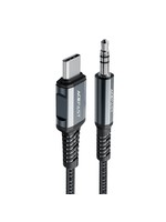 ACEFAST USB-C male naar 3.5mm audiojack male kabel - Ondersteunt Hi-Fi - 1.2m