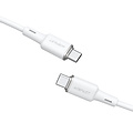ACEFAST Câble de charge USB-C vers USB-C - 60W (20V/3A) - 1,2 M - Blanc