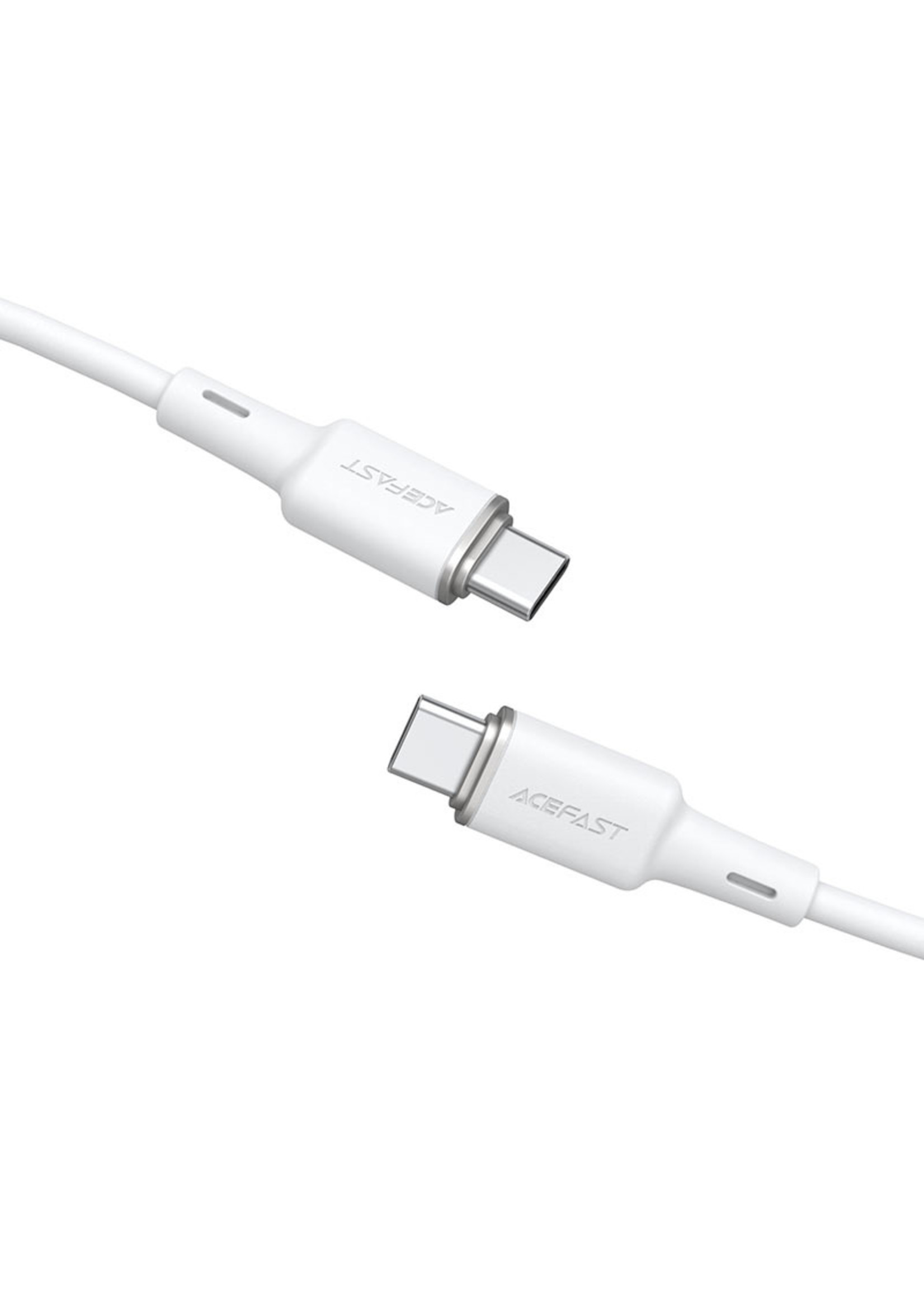 ACEFAST USB-C auf USB-C Ladekabel - 60W (20V/3A) - 1,2 M - Weiß