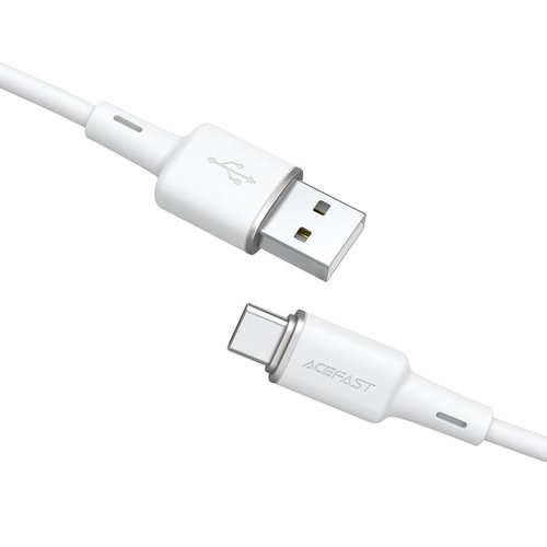 ACEFAST USB-A naar USB-C laadkabel - 3A - 1.2 meter lang - wit