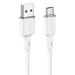 USB-A auf USB-C Ladekabel - 3A - 1,2 Meter lang - weiß