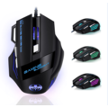 Gaming-Maus mit RGB-Beleuchtung - 7 Tasten - 1200/2400/4800/7200 DPI