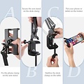 UGREEN Adjustable Phone/Tablet Holder - Universal Gripping Arm/Clamp