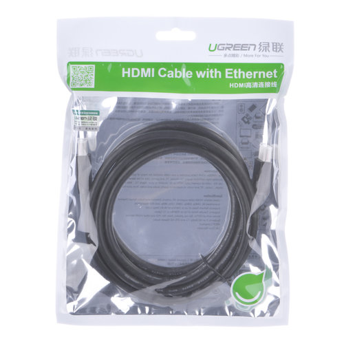 UGREEN Câble HDMI 2.0 - 4K @60 Hz - Prise en charge Ethernet - 3D - 1 mètre