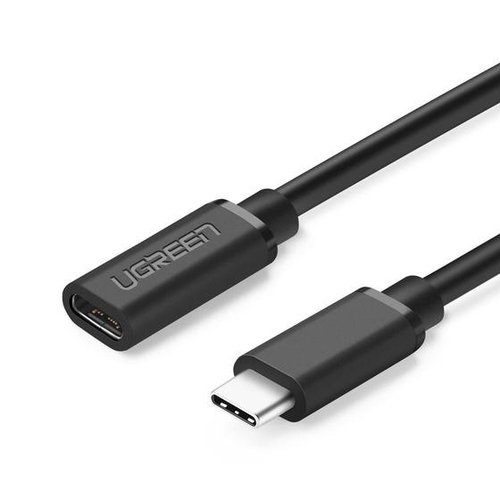 UGREEN Câble d'extension USB-C - mâle -> femelle - 3A - 5Gbps - Prend en charge l'audio/vidéo 4K - 50 cm