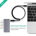 UGREEN USB-C extension cable - male -> female - 3A - 5Gbps - Supports 4K audio / video - 50 cm