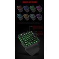 Game toetsenbord met 35 toetsen - RGB verlichting - Macro recording - Polsondersteuning