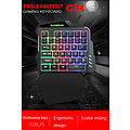 Clavier gamer avec éclairage RGB - 35 touches - Touches multimédias - Ergonomique