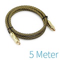 Optical Toslink cable gold plated 5m