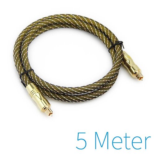 Optical Toslink cable gold plated 5m