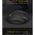 iMice Souris gaming sans fil - 6 boutons - 800/1200/1600 DPI - Portée 10M