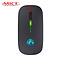 Kabellose Maus mit RGB-Beleuchtung - wiederaufladbar - 4 Tasten - DPI einstellbar - 2,4 GHz und Bluetooth