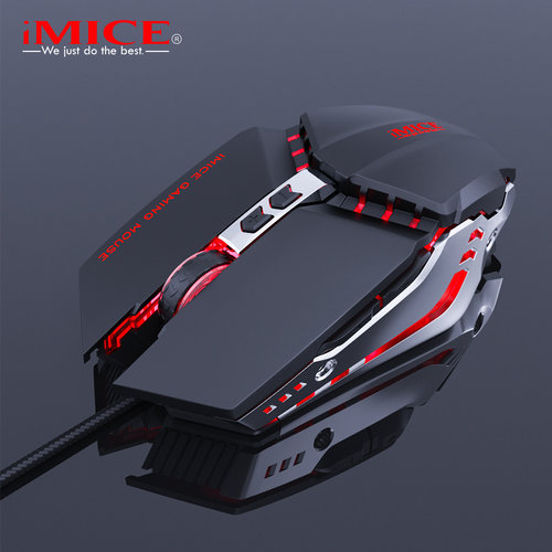iMice Metal mechanical game mouse - 7 buttons - Adjustable DPI