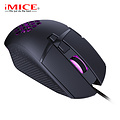 iMice Souris de jeu programmable en nid d'abeille - 8 boutons - 1200/2400/4800/7200 DPI