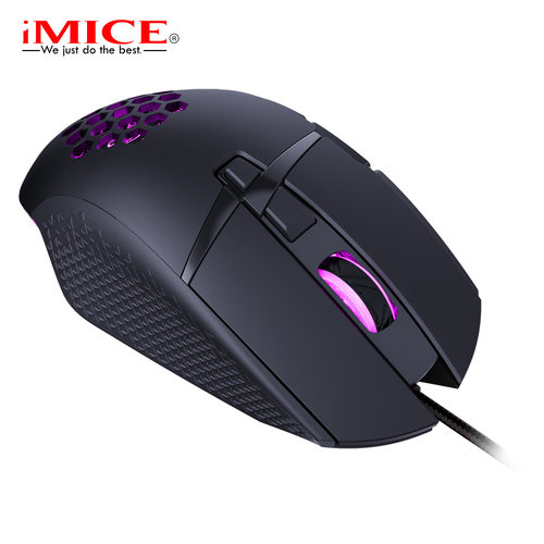 iMice Programmable honeycomb game mouse - 8 buttons - 1200/2400/4800/7200 DPI