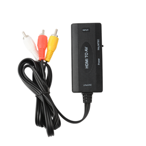 Dolphix Convertisseur HDMI vers AV - Commutateur PAL / NTSC - Câble 1M