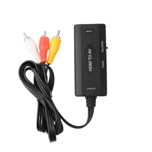 Dolphix HDMI-zu-AV-Konverter - PAL / NTSC-Schalter - 1 m Kabel