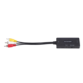 Dolphix AV to HDMI converter - 720P / 1080P @60Hz - 1M cable
