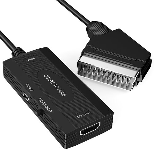 Dolphix SCART naar HDMI converter met kabel - 1080P / 720P @ 60Hz