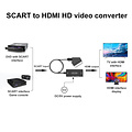 Dolphix SCART naar HDMI converter met kabel - 1080P / 720P @ 60Hz