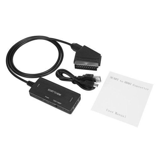 Dolphix SCART zu HDMI Konverter mit Kabel - 1080P / 720P @ 60Hz