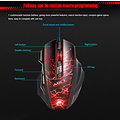 iMice Gaming mouse with lighting - 7 buttons - Thunder design - 1200/1600/2400/3200 DPI - macro programming