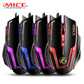 iMice Gaming mouse with LED lighting - 6 buttons - 1200/1600/2400/3200 DPI