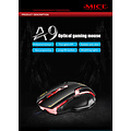 iMice Gaming mouse with LED lighting - 6 buttons - 1200/1600/2400/3200 DPI