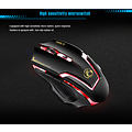 iMice Souris gamer avec éclairage LED - 6 boutons - 1200/1600/2400/3200 DPI