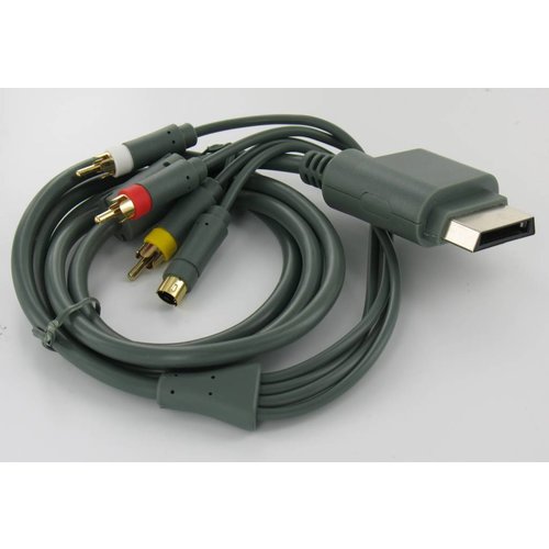 S-Video AV + RCA (composite) cable for XboX 360 1.8m