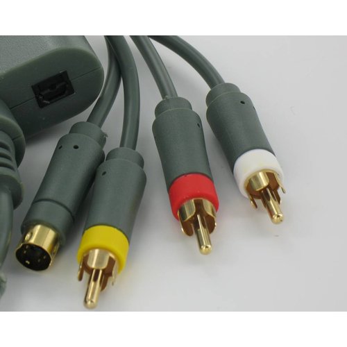 S-Video AV + RCA (Composite) Kabel für Xbox 360 1.8m