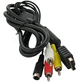 S-Video + AV tulip (composite) cable for PS2 and PS3 1.8m
