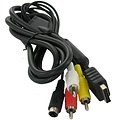 S-Video + AV tulip (composite) cable for PS2 and PS3 1.8m