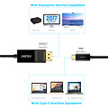 Choetech USB-C to DisplayPort cable - 8K @30Hz - DP Alt Mode - 1.8M