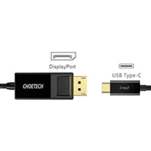 Choetech USB-C-zu-DisplayPort-Kabel – 8 K bei 30 Hz – DP-Alt-Modus – 1,8 M