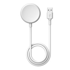 Google PixelWatch USB A kabel 1 meter Wit