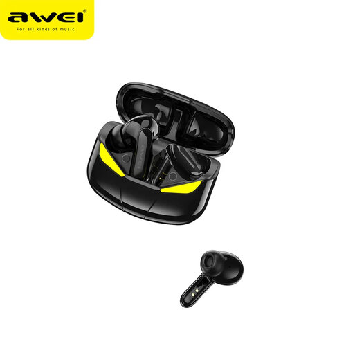 AWEI Draadloze Bluetooth Headset T35 met TWS en Game Mode functie