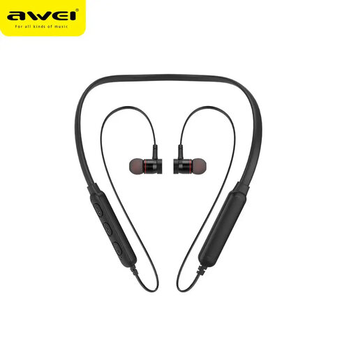 AWEI Bluetooth Headset with cord G10BL - Black