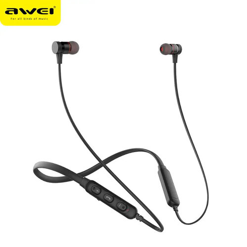 AWEI Bluetooth Headset with cord G10BL - Black