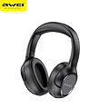 AWEI Wireless Bluetooth headphones foldable - Black
