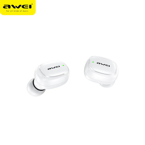 AWEI Oreillette Bluetooth TWS T13 Pro - Blanc