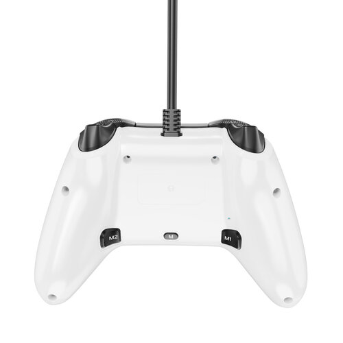 Manette filaire pour XboX one - avec éclairage LED RGB - Blanc